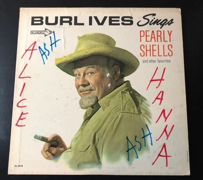 Burl Ives Sings Pearly Shells And Other Favorites  DL 4578 Vinyl LP Record 1964 - Image 1 of 4
