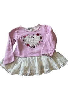 Girls Kids Headquarters Dress Lace 4T - Picture 1 of 9
