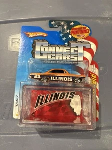 2008 HOT WHEELS CONNECT CARS ILLINOIS '62 CHEVY BEL AIR ORANGE #21 RARE 1:64 - Picture 1 of 2