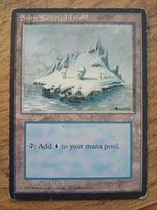 MTG Magic Snow-Covered Island / Verschneite Insel ICE AGE / EISZEIT EN GD 1995 - Bild 1 von 1
