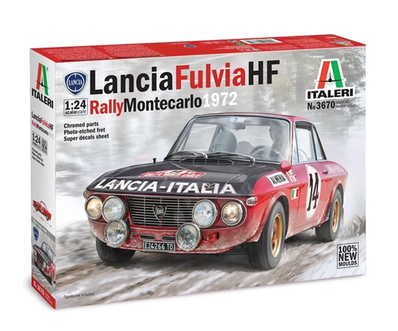 ITALERI LANCIA FULVIA HF RALLY DI MONTECARLO SCALA 1:24 COD.3670 - Immagine 1 di 1