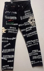 Stussy x Denim Tears x Our Legacy TTL 501 Jeans "schwarz" Größe 32 x 32 - Bild 1 von 4