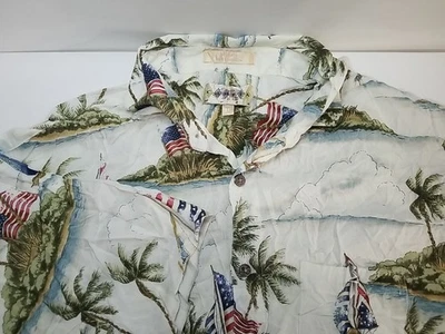 Camisa hawaiana Campia para hombre con botones manga corta grande Foto 1 de 4
