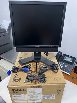 👀 DELL PROFESSIONAL P170Sb 17" FLAT PANEL LCD MONITOR 1280x1024 60Hz 0TJKG1 - Image 1 of 4