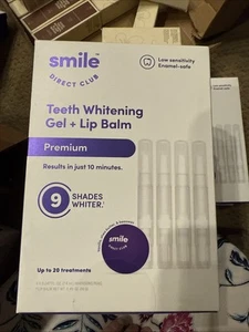 READ! Smile Direct Club Teeth Whitening Kit with Lip Balm 4 Pack 1.4ml Gel Pens - Picture 1 of 3