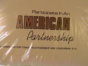[B4] PAPERBACK *SCARCE* PARTICIPATE IN AN AMERICAN PARTNERSHIP *NEW* 1982 - Picture 1 of 3