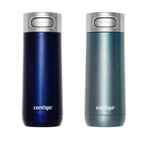 Contigo Luxe 14 oz Travel Mug, 2 pk Monaco and Cotton Candy Dishwasher Safe NEW - Picture 1 of 5