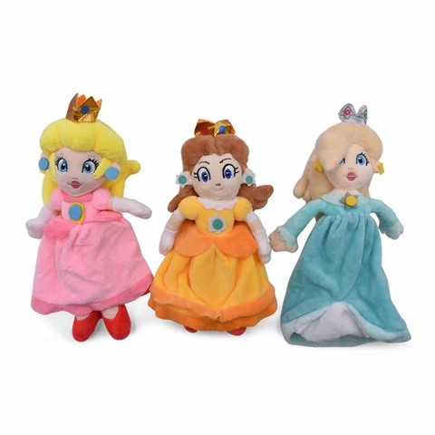 Super Mario Bros Princess Peach Rosalina Daisy Plush Toys Soft Stuffed Doll Gift Cover