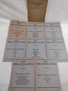 Home Sewing Course by Helen Hall First Edition Series 1-8 Booklets 1936 Complete - Picture 1 of 13