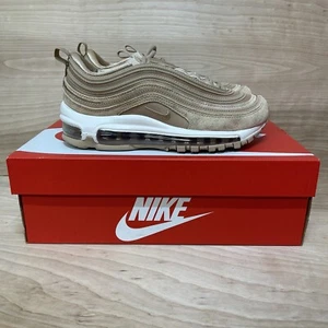 Nike Air Max 97 Size 6.5 Womens Sesame Hemp White Shoes - Picture 1 of 12