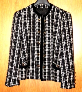 DAMEN JACKE BLAZER  Gr. 46 Delmod City Combi  1A 85% wolle 15% Seide - Bild 1 von 6