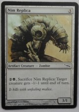 MAGIC THE GATHERING MTG 2003 MIRRODIN NIM REPLICA ARTIFACT CARD