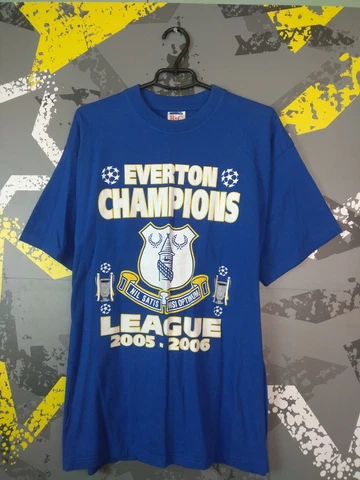 Everton Fan Football Shirt Champions League 2005-2006 B&C Mens Size XL ig93 Cover