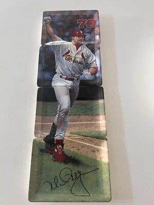 Juego de 4 placas de coleccionista MLB Mark McGwire El triunfo de 70 Foto 1 de 4