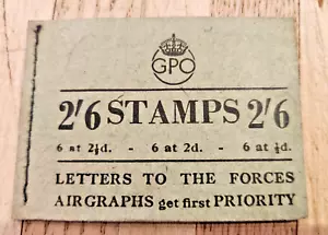 Briefmarkenheftchen Zweiter Weltkrieg Britisches GPO - 1944 - Bild 1 von 4