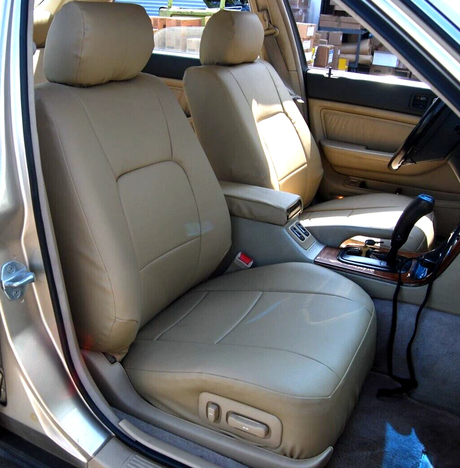 PARA ACURA LEGEND 1992-1995 IGGEE CUSTOM FIT S. FUNDAS DE ASIENTO DE CUERO 13 COLORES Foto 1 de 4