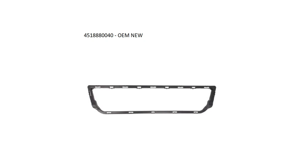 13-16 SMART FORTWO PARACHOQUES DELANTERO INFERIOR REJILLA MARCO OEM NUEVO Foto 1 de 1