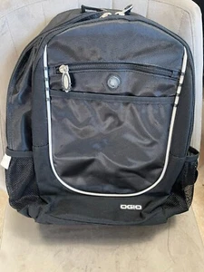 Ogio Black Backpack 600D Poly Durable with Audio Pocket & Organizer Panel - Picture 1 of 6