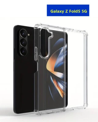 Cover Custodia Trasparente Silicone Antiurto per Samsung Galaxy Z Fold5 5G - Immagine 1 di 2
