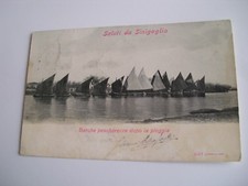 Ancona - Saluti da Senigallia barche pescherecce dopo la pioggia spedita f. p.