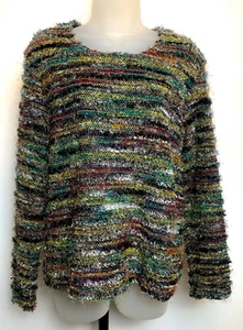 Focus Damen M Pullover Pulli Langarm bunt weich flauschig leicht - Bild 1 von 9