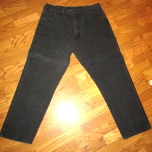 Wrangler~31MWZWK~Men's Black Jeans~Size 38 x 30~Made in USA~Pre-Owned - Picture 1 of 10