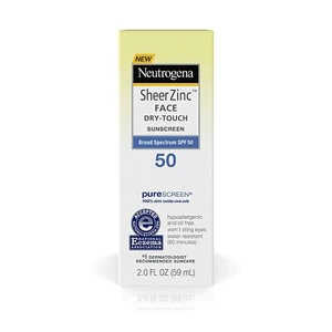 Neutrogena Sheer Zinc FACE SPF 50 Mineral Sunscreen 59 ml, UK SELLER - Picture 1 of 5