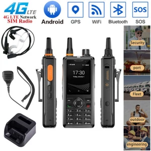 Telefono robusto Android 4G LTE PTT 2 vie walkie talkie radio impermeabile UNIWA F41 - Foto 1 di 17