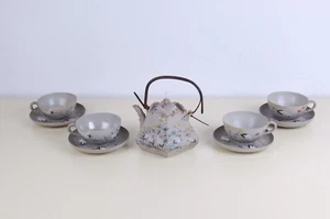 Service Tee Östlich Porzellan Japanisch Chinesisch Handbemalt Anstand Storch - Bild 1 von 12