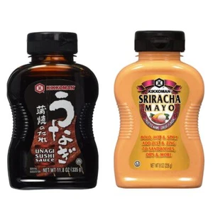 Kikkoman Japanese Sweet Unagi Sauce and Spicy Sriracha Mayo Sauce - Bundle - Picture 1 of 1