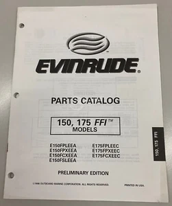 Esploso parti ricambi 500113 motori fuoribordo Evinrude/Johnson 150/175 HP FFI - Foto 1 di 2