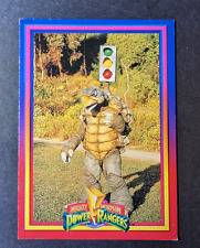 1994 Collect-A-Card Mighty Morphin Power Rangers Shellshock  #47 (crease)