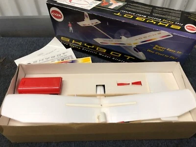 NEW BOXED COX #5840 SKYBOT ELECTRIC MODEL AIRPLANE BUILD & FLY - Image 1 of 4