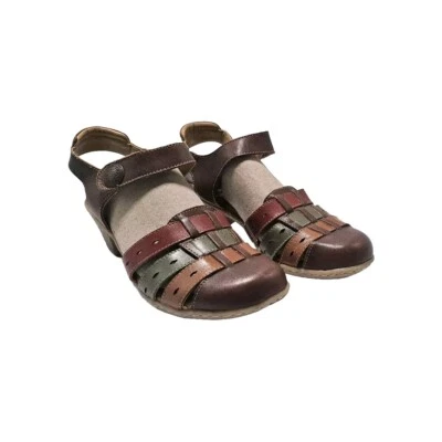Softspots Fishermans Sandal Adult Size 9.5M Wine,Olive Green,Coqnac Womens - Image 1 of 4