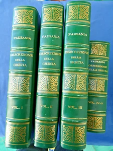 Storici Pausania– La Grecia descritta – Sonzogno Molina 1826–41 – 6 Voll. – Raro - Picture 1 of 12