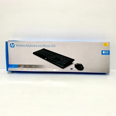 HP 250 Wireless Keyboard & Mouse - No Dongle - Free Postage! - Image 1 of 4