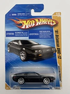 2010 Hot Wheels Black '81 Delorean DMC-12 HW New Models International - Picture 1 of 9