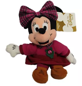 Bolso de felpa de frijoles Disney - Minnie, piedra de nacimiento octubre - Imagen 1 de 1