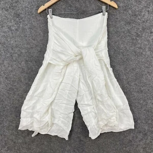 Lisa Swinbanks Womens Shorts Size 8 White Culotte Rayon 17512 - Picture 1 of 11