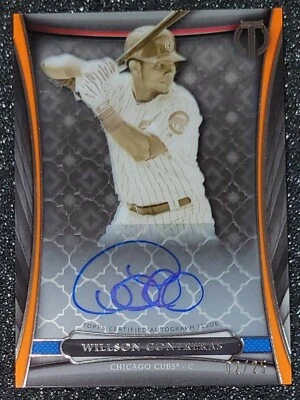 2018 Topps Tribute Iconic Perspectives Willson Contreras #02/25 Auto  - Image 1 of 3