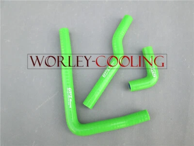 CA-Silicone Radiator Hose for KAWASAKI KX65 2000-2012 2001 2002 2003 2004 GREEN - Image 1 of 4
