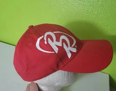 Gorra de béisbol Red Robin Restaurant roja blanca sombrero uniforme de empleado ajustable Foto 1 de 4