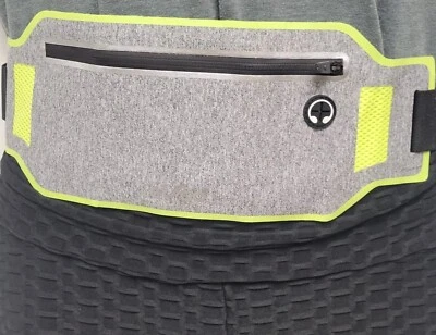 Cinturón para correr bolsa de cintura trasero senderismo paquete reflectante soporte para teléfono marca Let-Go Foto 1 de 4