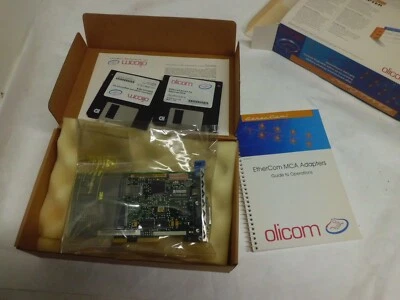 Olicom OC-2132 MCA ETHERNET 10/100 MICROCHANNEL FOR PS2 FACTORY BOX ETHERCOM TA - Image 1 of 4