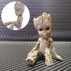 Baby Groot Figure Flowerpot Guardians of The Galaxy Pen Pot Toy Gifts 6CM New UK - Picture 1 of 12