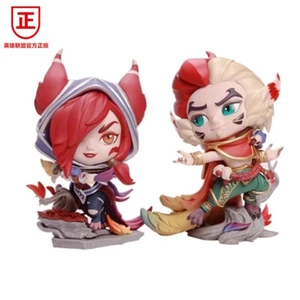 Statua in PVC LoL League of Legends Rakan Xayah Q coppia modellismo collezione - Foto 1 di 14