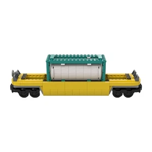 Compatible Container Freight Oil Tank Car Model 404 Bricks MOC Build Gift - Picture 1 of 5