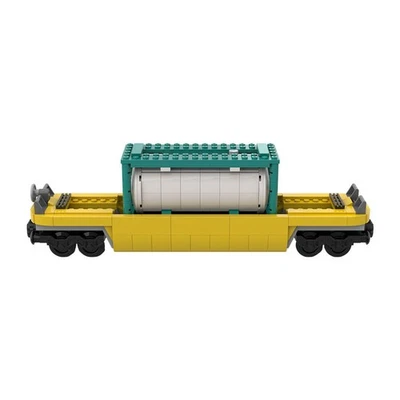 Compatible Container Freight Oil Tank Car Model 404 Bricks MOC Build Gift - Image 1 of 4