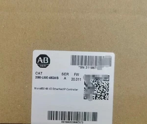 Allen-Bradley 2080-L50E-48QWB AB 2080L50E48QWB Micro850 EtherNet/IP Controller - Picture 1 of 3