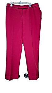 Neu mit Etikett Ann Klein Übergröße 16W hellrot Poly-Mischung Hosenhose seitlich elastisch NEU! - Bild 1 von 7